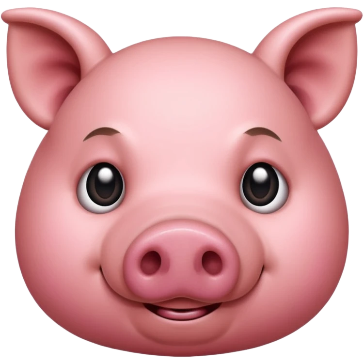 realistic pig emoji