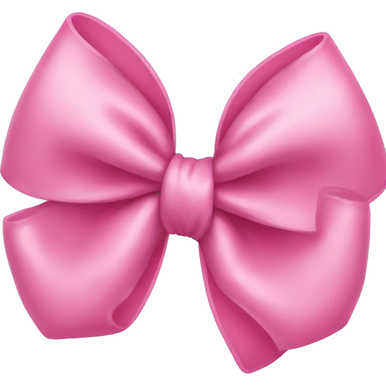 Pink bow emoji