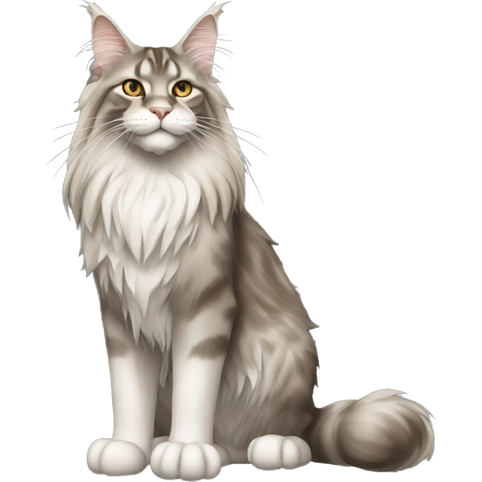 Maine Coon Cat Full Body emoji