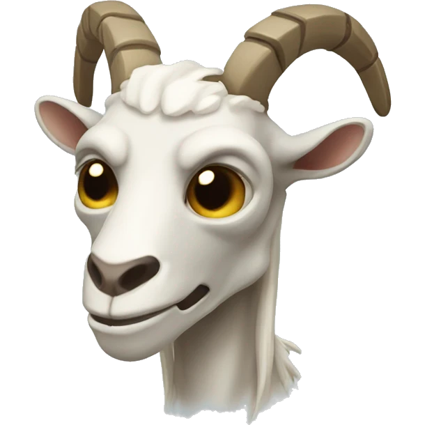 skeleton goat emoji