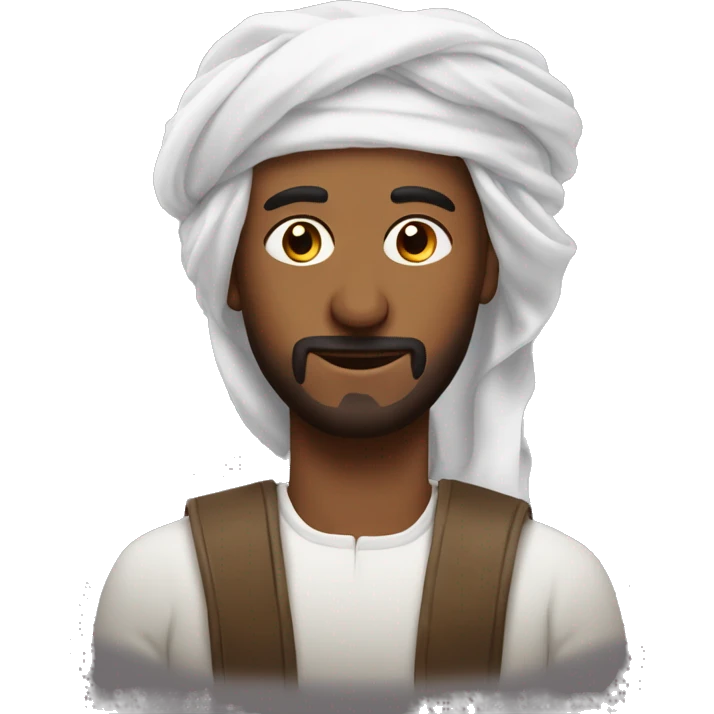 a man in kuffiyah emoji