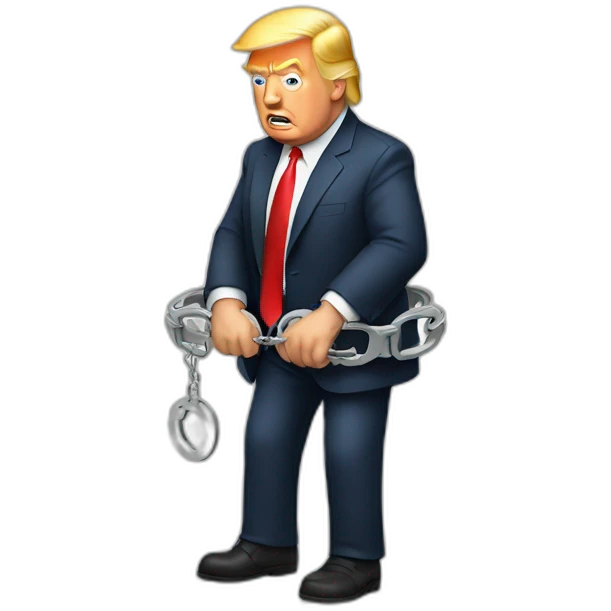 trump-in-handcuffs emoji