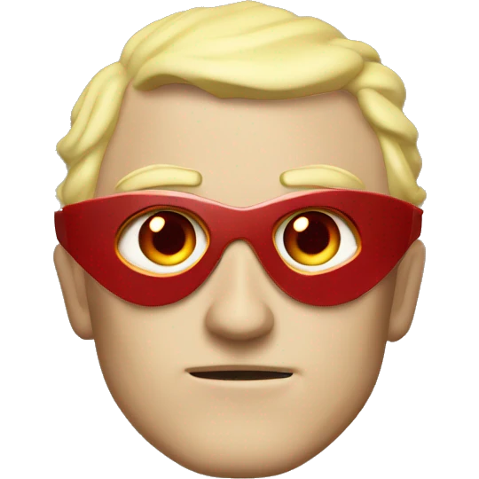 homelander with laser red eyes emoji