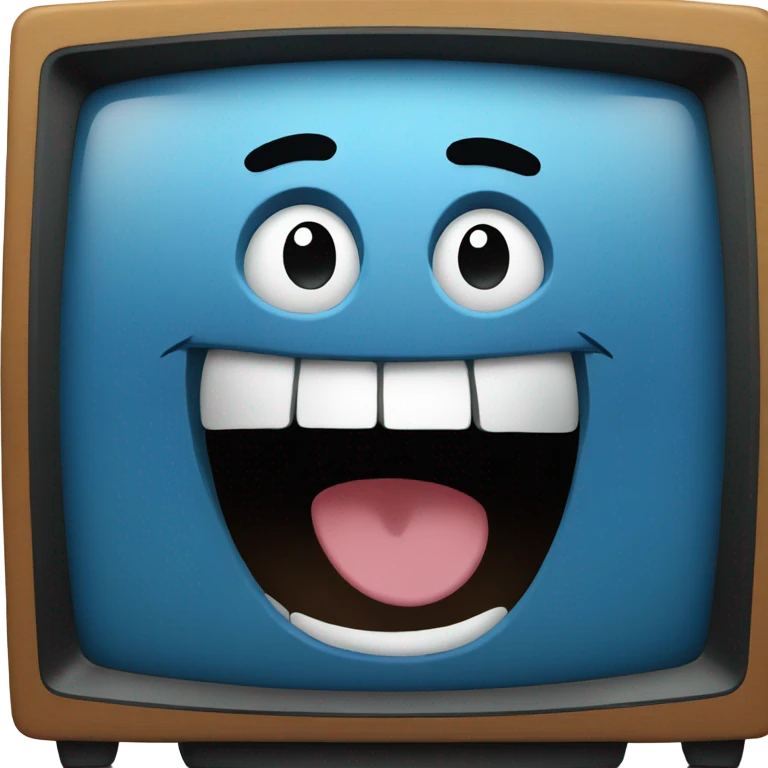 BLUE tv laughing emoji