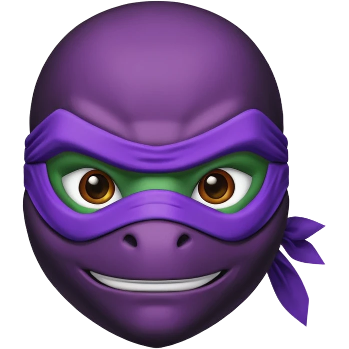 Ninja turtle purple make emoji