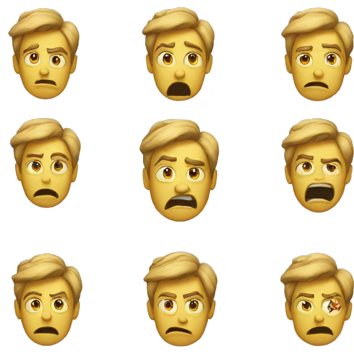 dissatisfied emoji