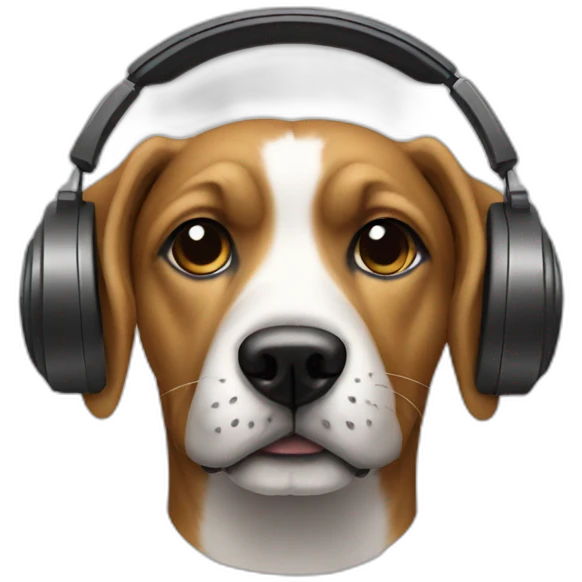 DJ Dog emoji