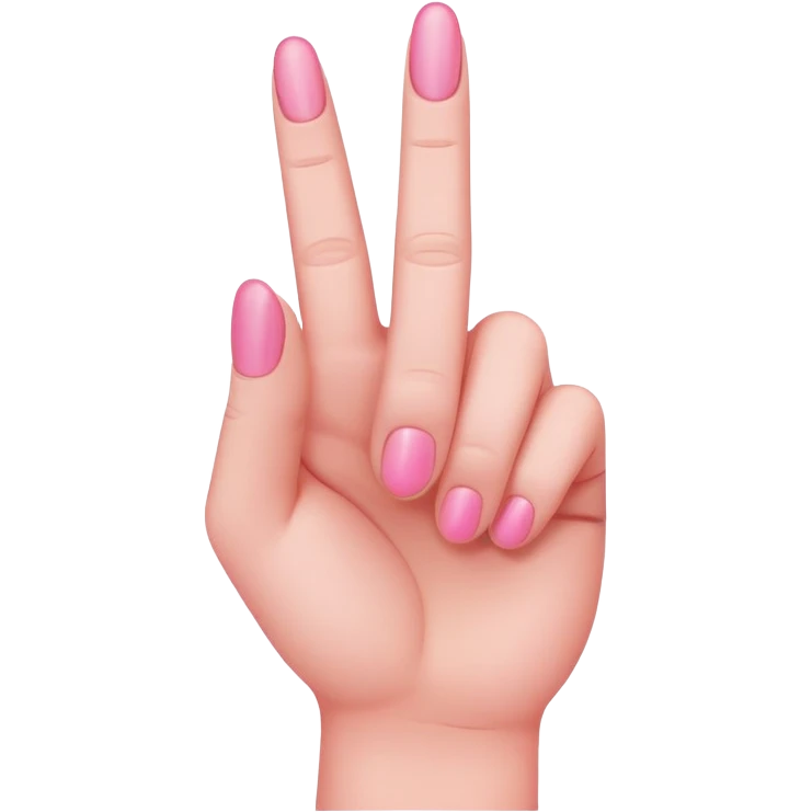 pink middle finger emoji