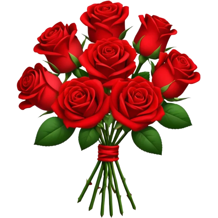 bouquet of roses emoji