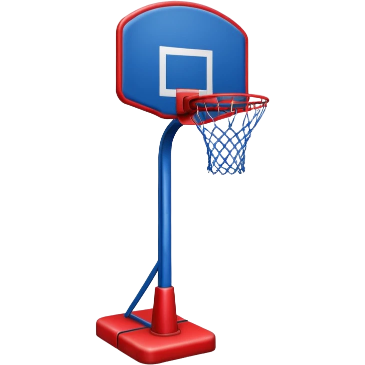 basketball stand (#00A3E0) and red (#F9423A) emoji