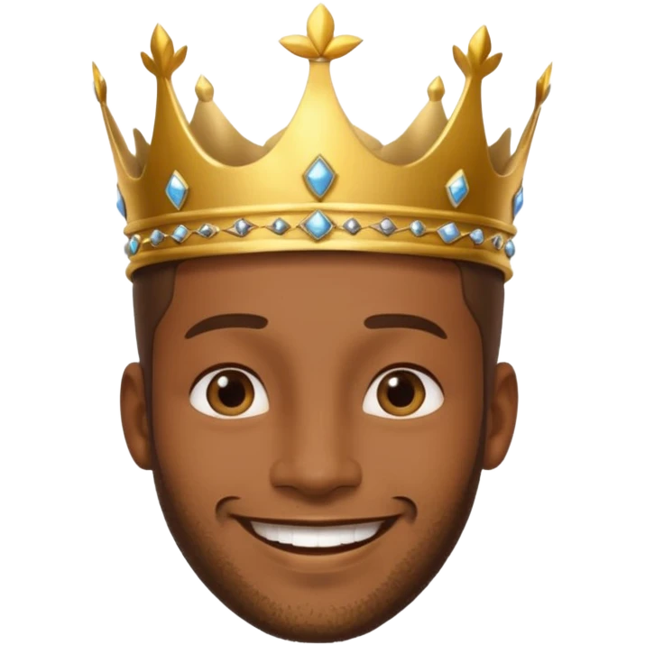 🫠🤴🏽 emoji