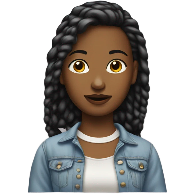 1990s girl emoji