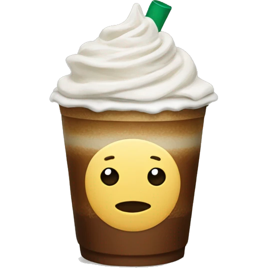 Starbucks thé glacé emoji