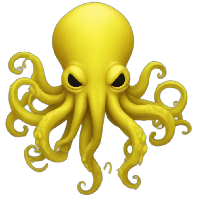 Yellow Cthulhu emoji