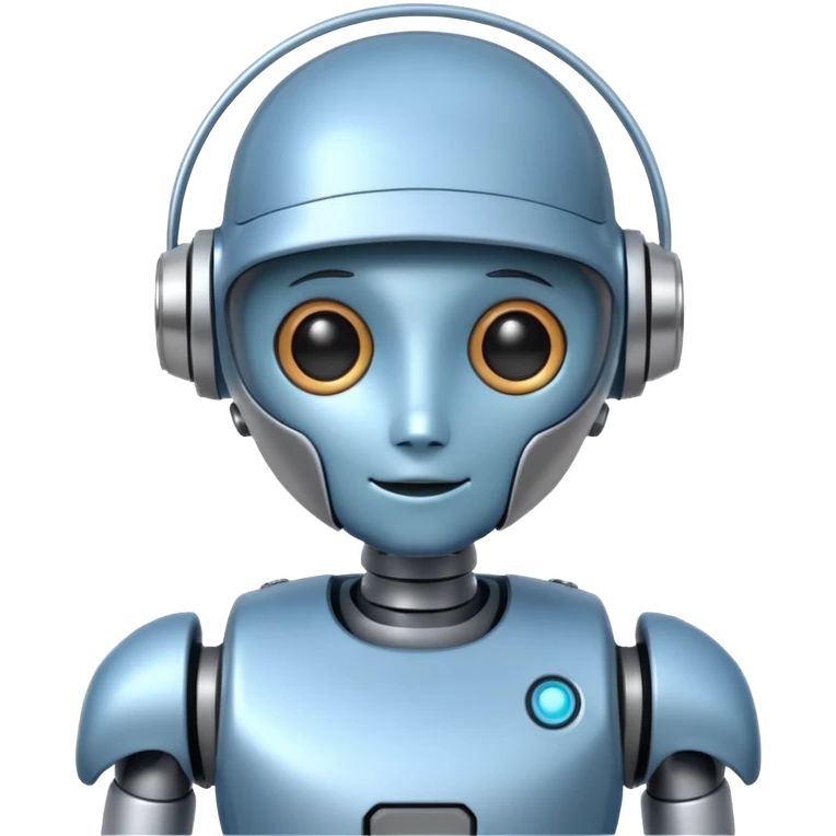Cute Robot assistant emoji