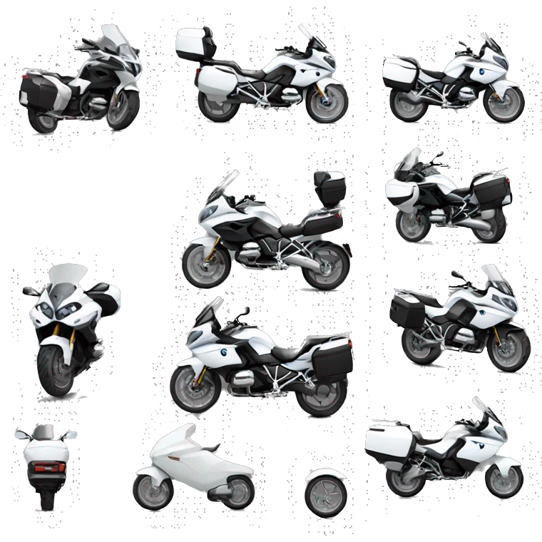 Moto bmw r1200rt  2008 blanca emoji