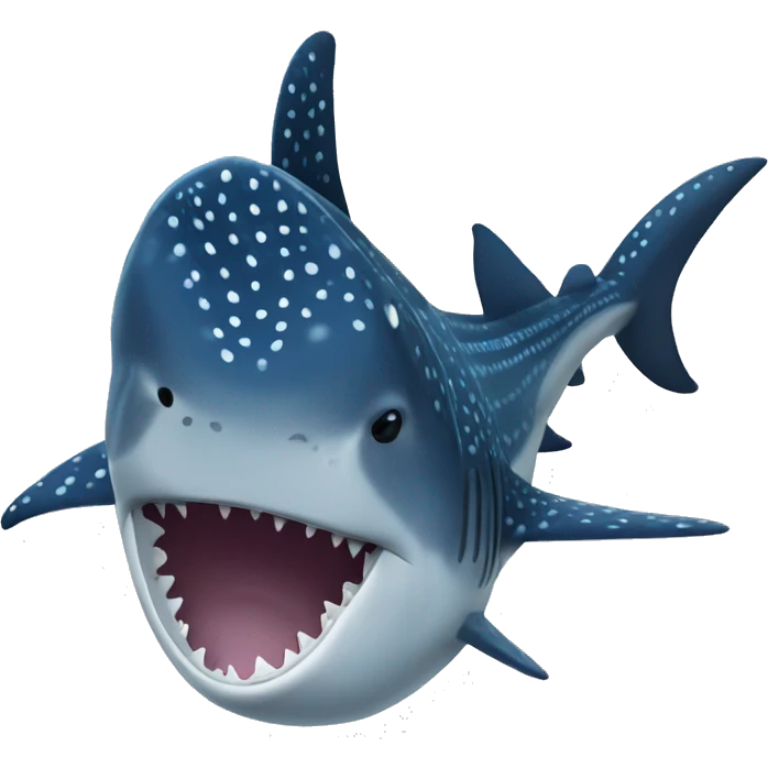 Whale shark emoji