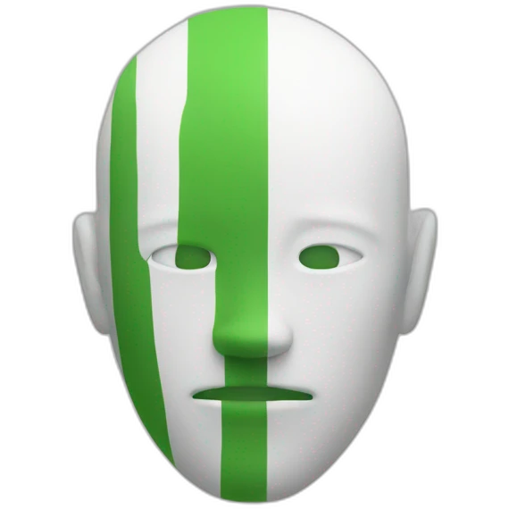 Reboot white and green emoji