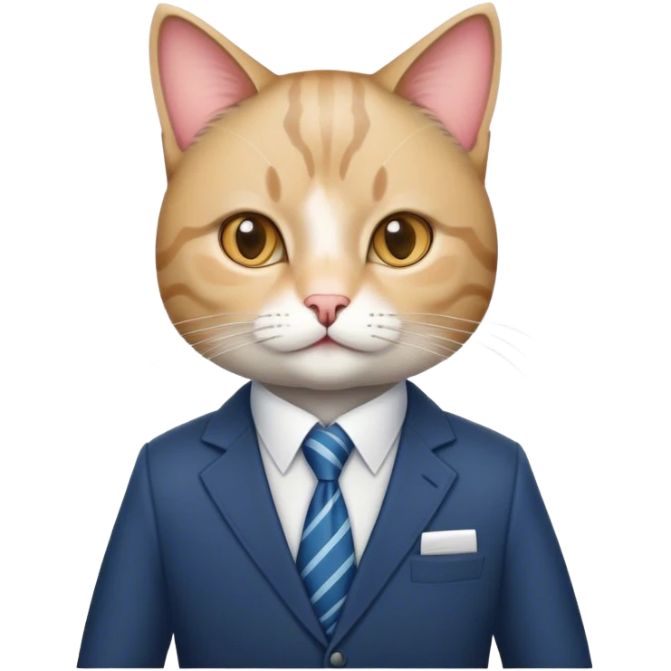 кот AI консультант банкир emoji