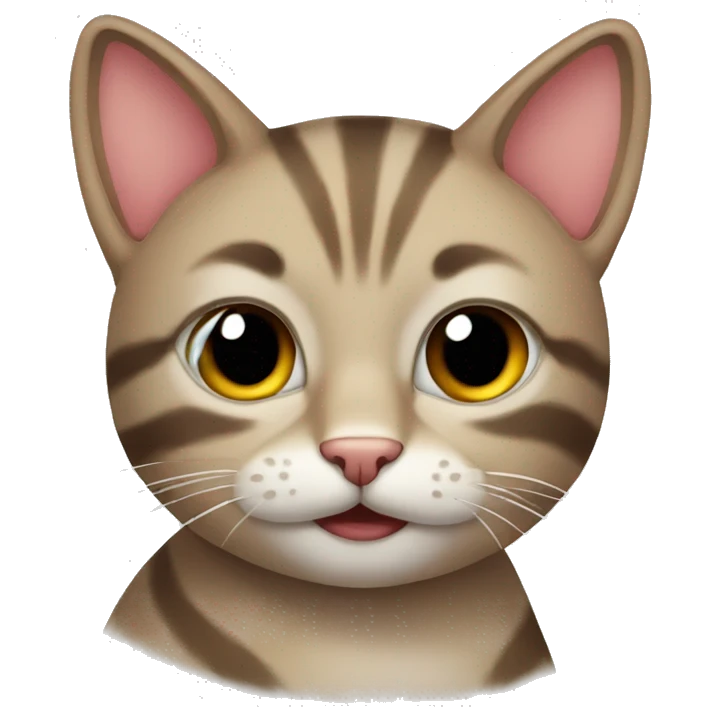 Cat blushing  emoji