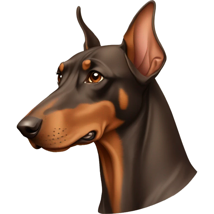 Light brown Doberman emoji
