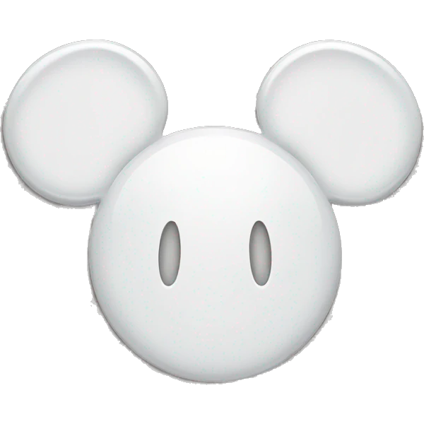 Mickey Mouse ears emoji