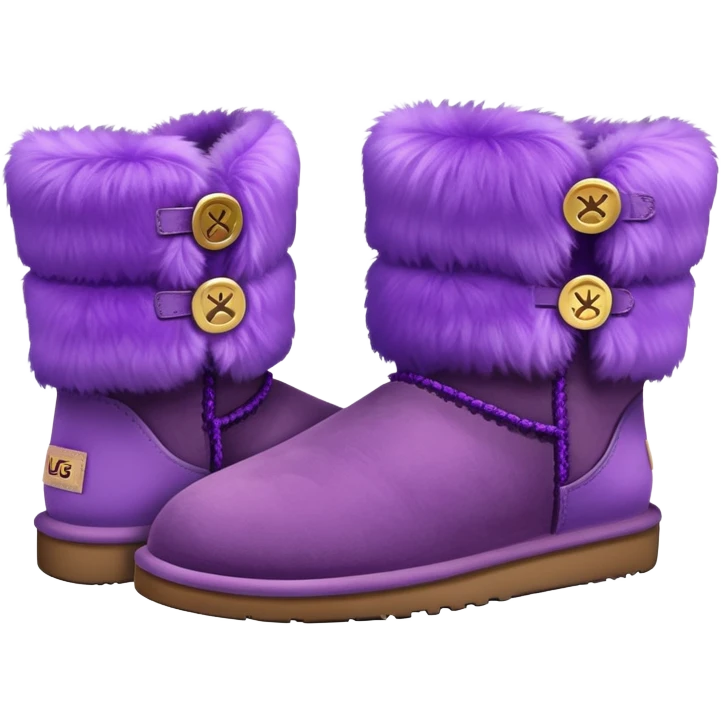 Purple uggs emoji