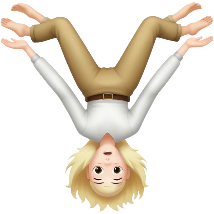 Hung upside down emoji