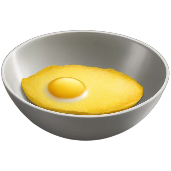 omelet in bowl emoji