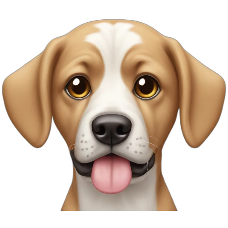 Chien qui mange du caca emoji