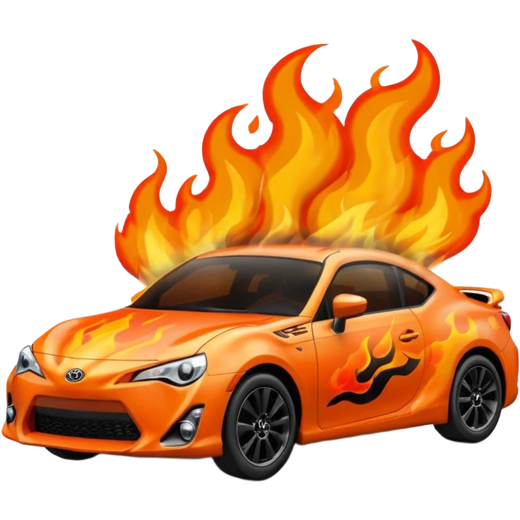 Toyota on fire emoji