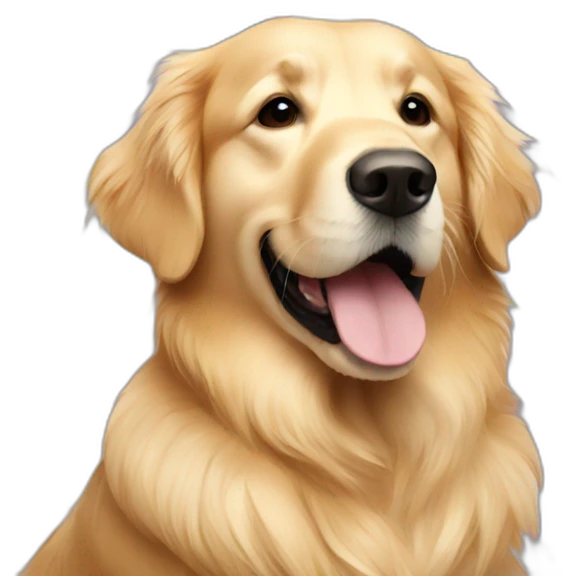 Golden Retriever Birthday  emoji