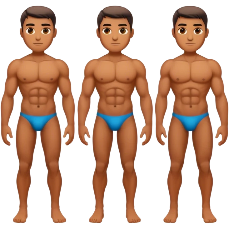 full body belligerent intelligent male human character Konor emoji