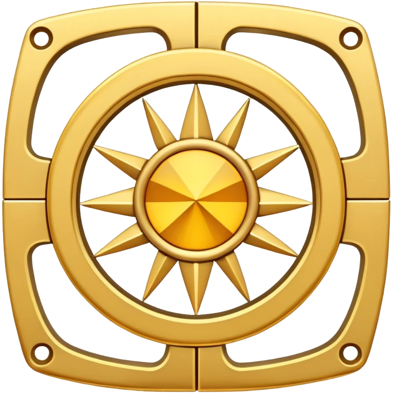 simple chakana symbol emoji