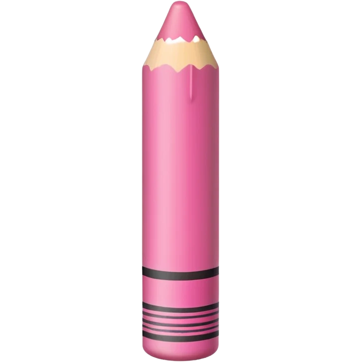 Pink crayola crayon 🖍️  emoji