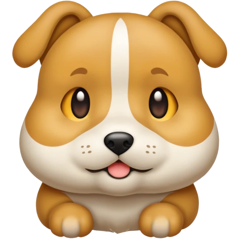 浅棕色贵宾犬坐着 emoji