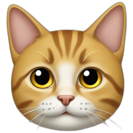 Un chat qui dit bonjour emoji