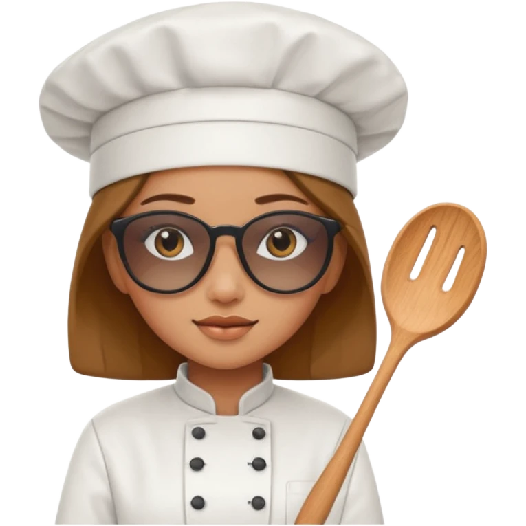 girl Chef with sunglasses emoji