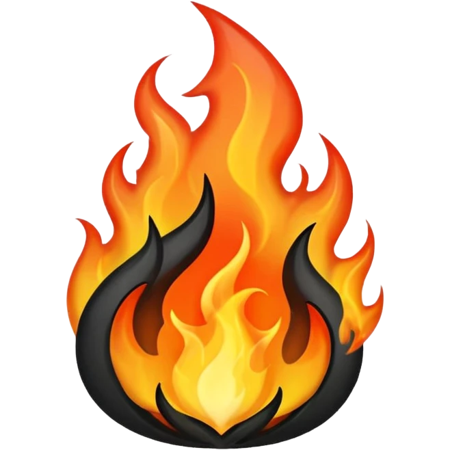black fire emoji