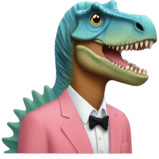 Music City Dino, Wes Anderson Style emoji