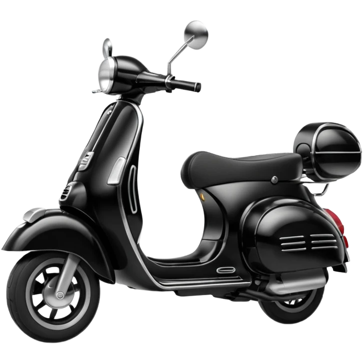create a vespa matic with black color emoji