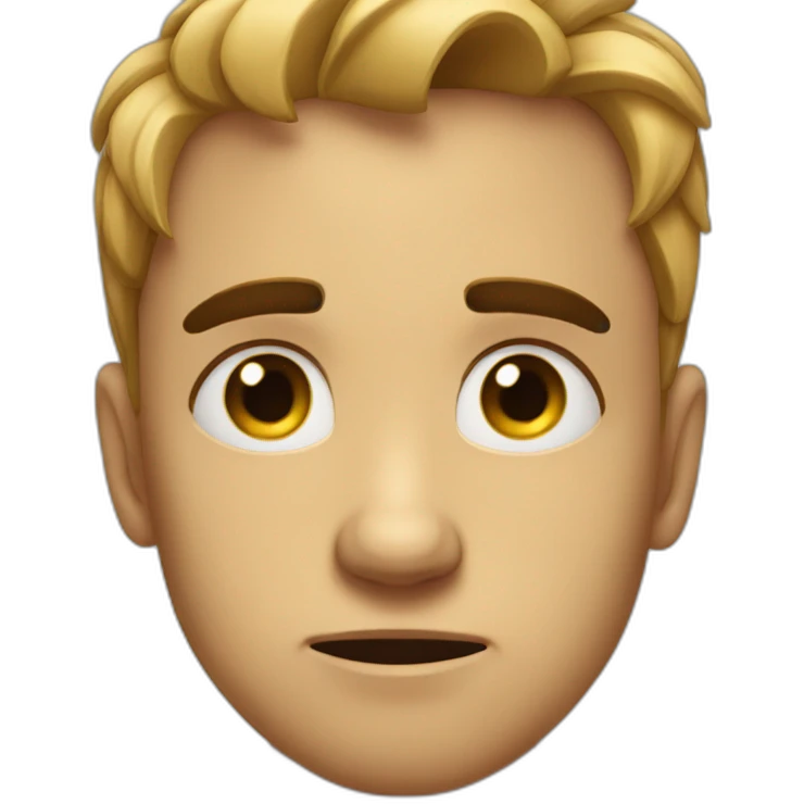 Distraught and mortified sadness emoji