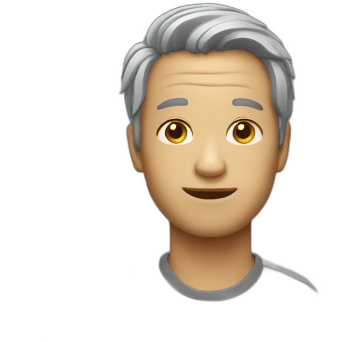Chat gris emoji