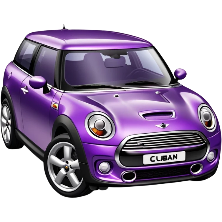 Purple Mini Clubman emoji