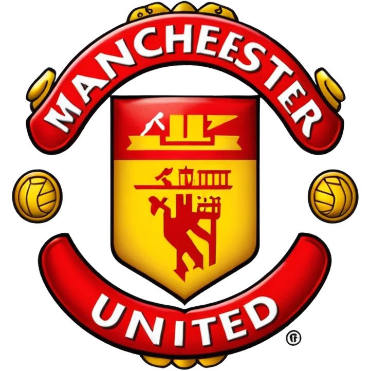 Manchester United logo emoji
