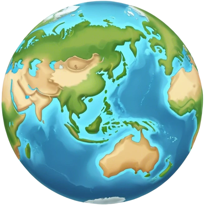Planet Earth Pangaea emoji