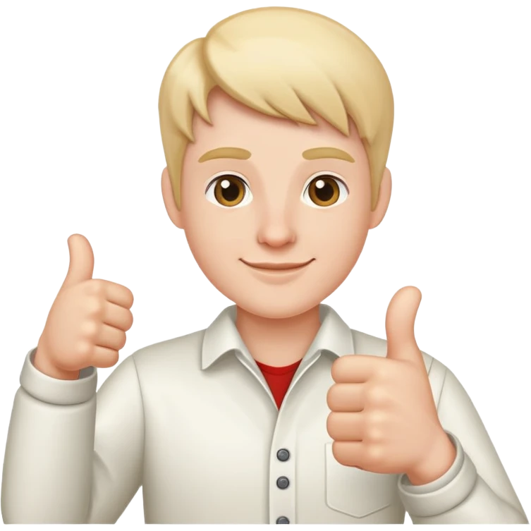 Me giving a thumbs up emoji