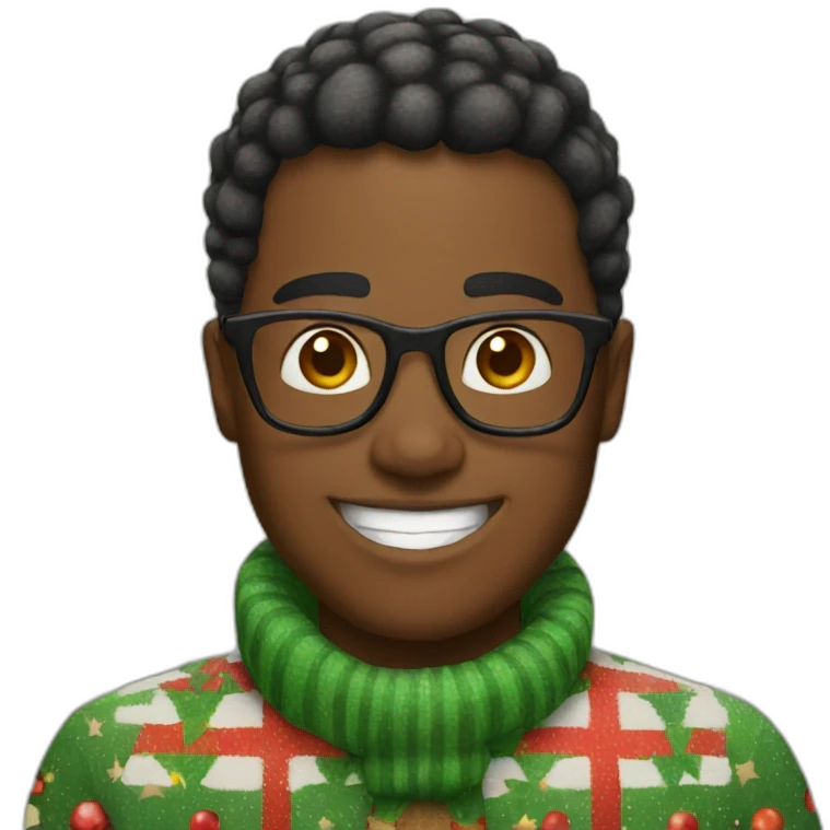 happy christmas emoji