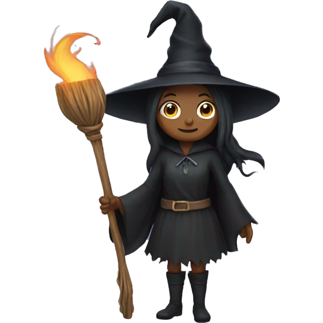 Witch with pures emoji