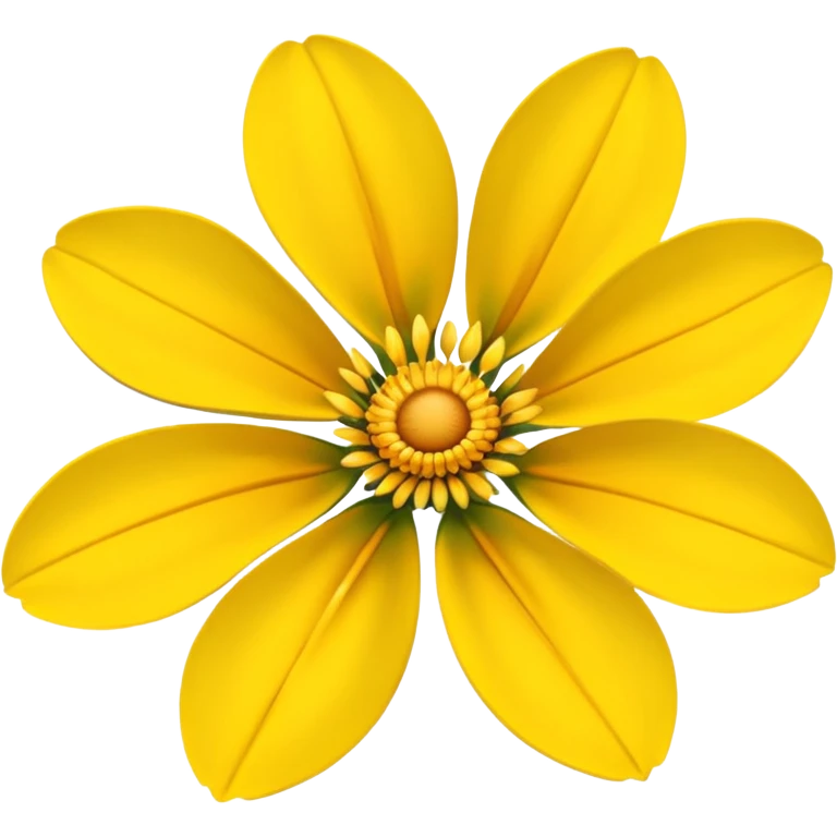 Yellow flower emoji